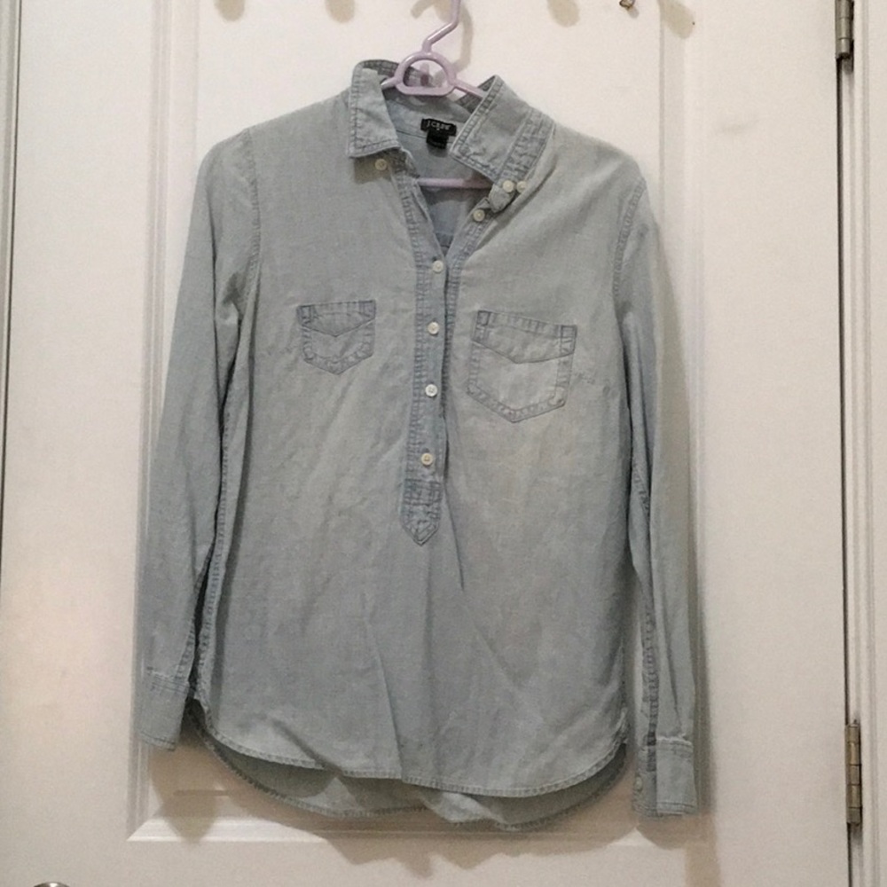 JCrew Jean chambray shirt